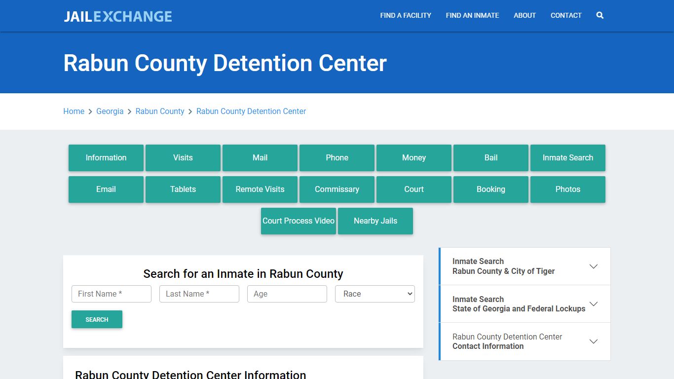 Rabun County Detention Center - Jail Exchange